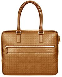 Ferragamo - Logo Logo Handbag - Lyst
