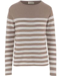 Bruno Manetti - Striped Cashmere Sweater - Lyst