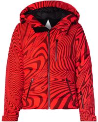 Aztech Mountain - Minnie Nuke Hooded Printed Quilted Down Ski Jacket - Lyst