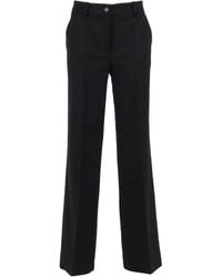 P.A.R.O.S.H. - Tailored Straight-Leg Trousers With High Waist - Lyst