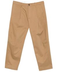 Nine:inthe:morning - Pleated Straight-Leg Trousers - Lyst