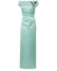 Erdem - Floral Off-Shoulder Duchesse Satin Gown - Lyst