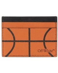 Off-White c/o Virgil Abloh - Basketball Logo Printed Cardholder - Lyst