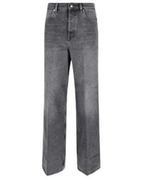 Gucci - Wide Leg Denim Trousers - Lyst