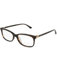 Gucci - Eyewear Rectangle Frame Glasses - Lyst
