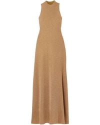 Altuzarra - Mitzi Metallic Knitted Turtleneck Midi Dress - Lyst