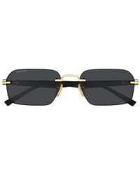 Gucci - Rectangle Sunglasses - Lyst