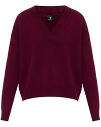 Anine Bing - Lee V-Neck Knitted Sweater - Lyst