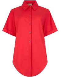 Liu Jo - Tie Front Blouse - Lyst