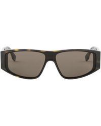 Fendi - Eeywear Rectangular Frame Sunglasses - Lyst