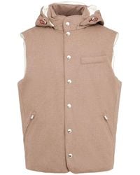 Brunello Cucinelli - Wool Down Vest - Lyst