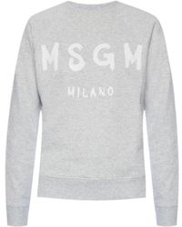 MSGM - Round-Necked Sweater - Lyst