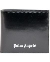 Palm Angels - Logo Printed Half-Fold Wallet - Lyst