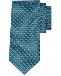 Ferragamo - Gancini Links Print Silk Tie - Lyst
