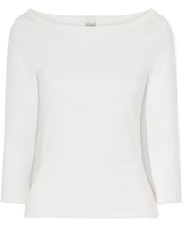 Flore Flore - Steffi Ribbed Organic Cotton-Jersey T-Shirt - Lyst