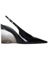 Alaïa - Alaïa Invisible Wedge Slingback Heeled Pumps - Lyst