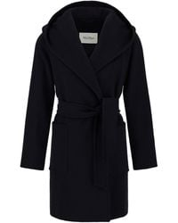 Max Mara - Belted Long-Sleeved Coat - Lyst