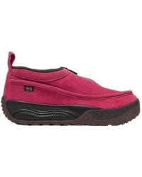 Nike - Zip-Front Suede Low-Top Sneakers - Lyst