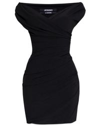 Jacquemus - The Rita Ruched Mini Dress - Lyst
