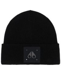 Moose Knuckles - Logo Patch Beanie Hat - Lyst