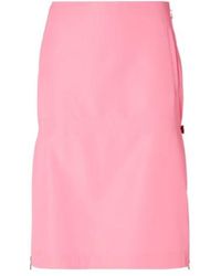 Fendi - Side-Zip Midi Pencil Skirt - Lyst