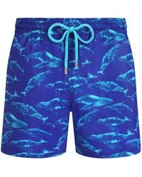 Vilebrequin - Mahe Whale Print Swim Shorts - Lyst