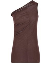 Rick Owens - Athena Asymmetric Sleeveless Top - Lyst