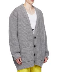 Bottega Veneta - V-Neck Knitted Cardigan - Lyst
