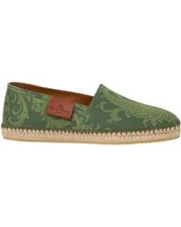 Etro - Canvas Espadrilles With Paisley Motif - Lyst