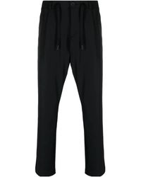 Herno - Drawstring-Waist Slim-Cut Trousers - Lyst