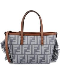 Fendi - Ff Jacquard Fringed Tote Bag - Lyst