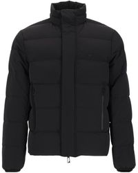 Emporio Armani - Quilted Zip-Up Down Jacket - Lyst