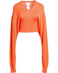 Sportmax - Solid-Color Wool Knit Top - Lyst
