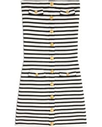Celine - Mini Bustier Dress - Lyst