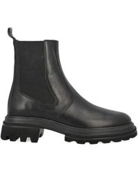 Hogan - Round Toe Slip-On Boots - Lyst