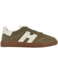 Hogan - H647 Logo-Patch Low-Top Sneakers - Lyst