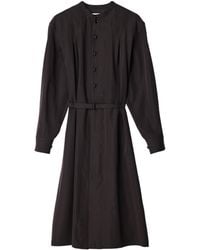 Lemaire - Long Sleeved Belted Shirt Dress - Lyst