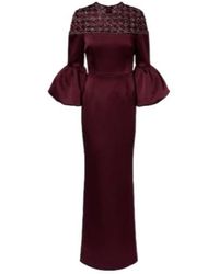 Rebecca Vallance - Alora Embellished Satin Gown - Lyst