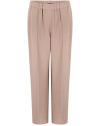 Fabiana Filippi - Elastic-Waist Casual Trousers - Lyst