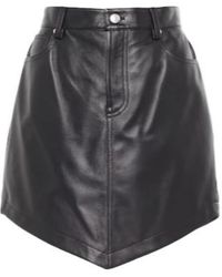 Alexandre Vauthier - Leather Miniskirt - Lyst