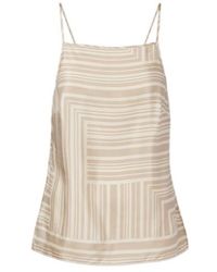 JOSEPH - Printed Silk Top - Lyst