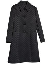 Gucci - Gg Viscose Jacquard Coat - Lyst