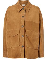 Arma - Kaylee Paneled Suede Jacket - Lyst