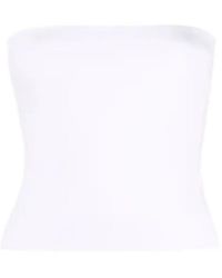 Brunello Cucinelli - Strapless Stretched Top - Lyst