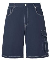 Fendi - Contrast-Stitch Cargo Shorts - Lyst
