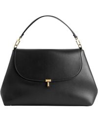 TOTEME - Totême T-Lock Foldover Top Shoulder Bag - Lyst
