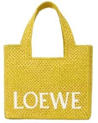 Loewe - Small Font Tote Hand Bag - Lyst