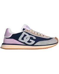 Dolce & Gabbana - Logo Printed Low-Top Sneakers - Lyst