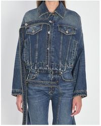 Jean Paul Gaultier - Denim Buttoned Jacket - Lyst