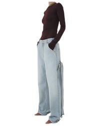 DARKPARK - Lisa Belted Straight-Leg Jeans - Lyst